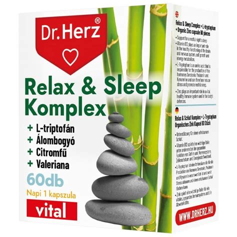 Dr Herz Relax Sleep Komplex kapszula 60db online rendelés