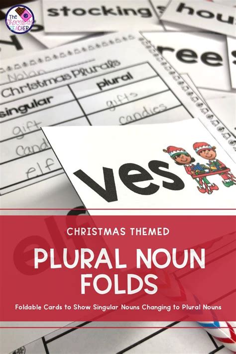 Plural Nouns Christmas Themed Fun Language Arts Activities Plurals Fun Language Arts