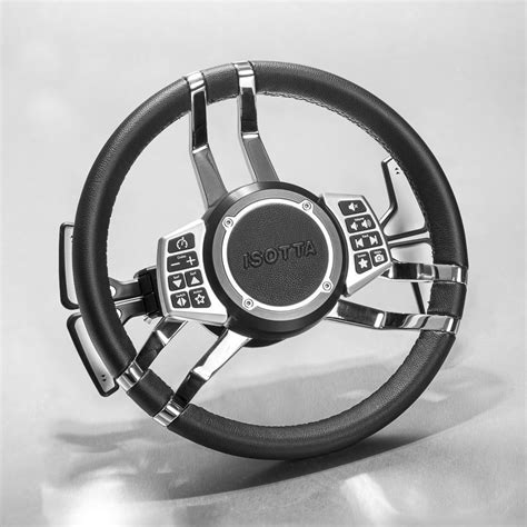 Design Power Boat Steering Wheel ISM05 ALL IN ONE IFRA SRL