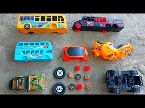 Assemble Double Deckers Bus Tourist Bus Sports Motorbike Army Jeep