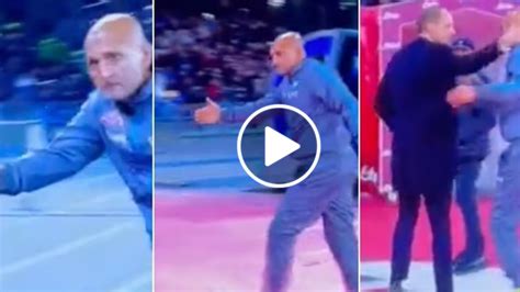 Spalletti Insegue Allegri Il Video Della Stretta Di Mano Al Termine Di