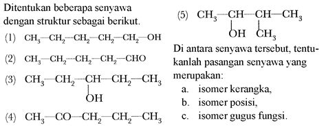 Kumpulan Contoh Soal Identifikasi Gugus Fungsi Kimia Kelas 11 Colearn