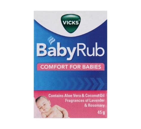 Vicks Baby Rub 45g Cura Pharm