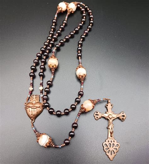 Garnet Rosary Native Hills Designs