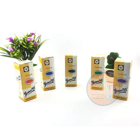 Jual Tinta Stempel Stamp Pad Ink Yamura Size Kecil Shopee Indonesia