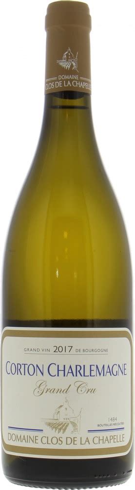 Corton Charlemagne 2017 Domaine Clos De La Chapelle Buy Online