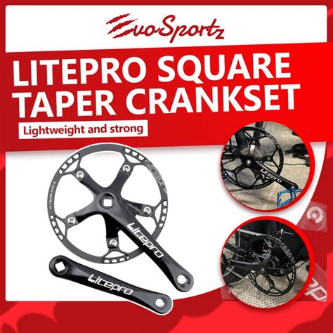 Litepro Square Taper Crankset Evosportz Singapore