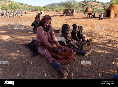 Mujeres Himba Kaokoland Namibia África Los Himba Singular Omuhimba