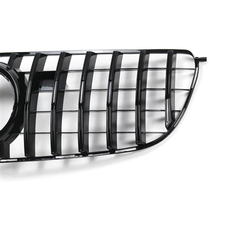 Abs Gtr Style Front Bumper Honeycomb Mesh Grille Grill For Mercedes