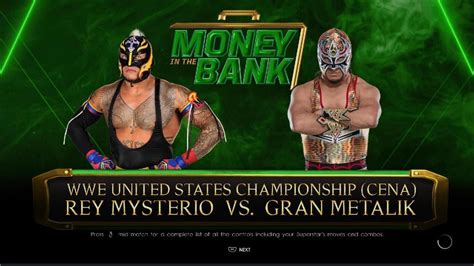 Wwe K Rey Mysterio Vs Gran Metalik Youtube