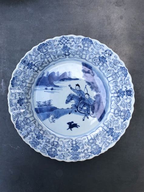 Assiette Bleu Et Blanc Porcelaine Chine Kangxi Catawiki