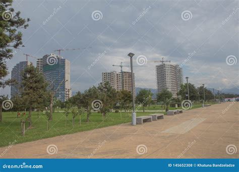 View Of The Streets Of Batumi Urban Architecture In Batumi Stock Photo