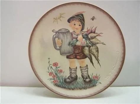 Mj Hummel Erntezeit Wird In Der Collection Porcelain Plate 8