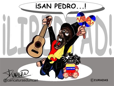 Parranda De San Pedro Caricatura De Duncan