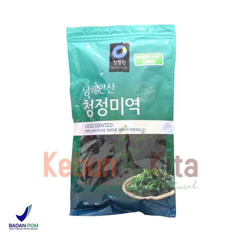 Jual Chung Jung One Dried Seaweed 100 Gr Rumput Laut Kering Shopee