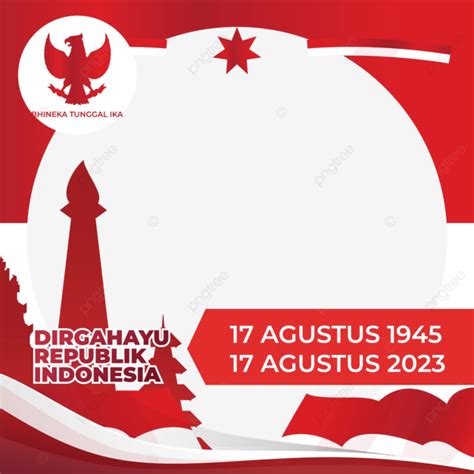 Twibbon Hut Ri 78th Year 2023 Vector Free Download Twibbon Hut Ri Republic Of Indonesias 78th