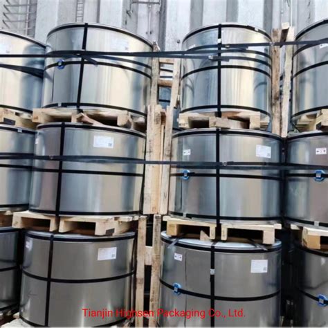 Mr Tin Free Steel Ca Ba Tinplate For Lube Container Coated Customized