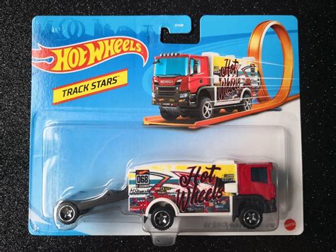 Hot Wheels Scania Rally Truck Red Track Stars Hobbies Toys Toys