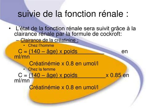 Ppt Valuation De Ladaptation De La Posologie En Fonction De La