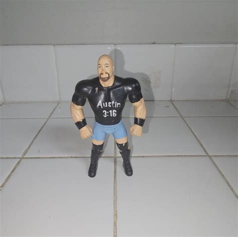 Wwe Toys Wwe Just Toys Stone Cold Steve Austin Bend Ems