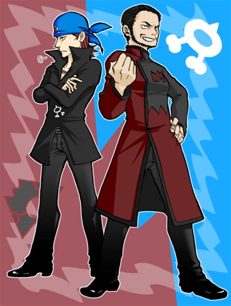 archie & maxie - Pokemon Villians Fan Art (24004705) - Fanpop