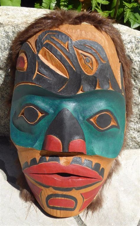 Canada First Nations Northwest Coast Bc Eagle Portrait Mask Aboriginal