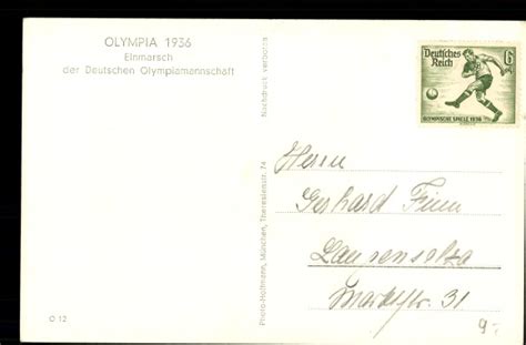 Ansichtskarte Postkarte Berlin Charlottenburg Olympiade Akpool De