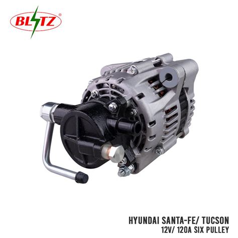 HYUNDAI SANTA FE HYUNDAI TUCSON ALTERNATOR ASSEMBLY 12V 120A SIX