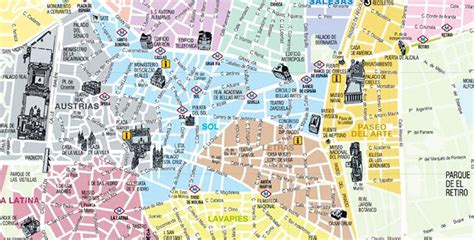 Madrid Tourist Map Printable Travel News Best Tourist Places In The