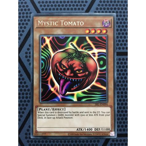 Bài yugioh thời đầu duel monster Mystic Tomato SRL EN094 Rare