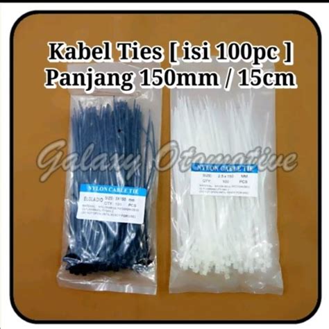 Jual Kabel Ties - Kabel Tis - Insulox - Tali Pengikat Kabel 15cm ...