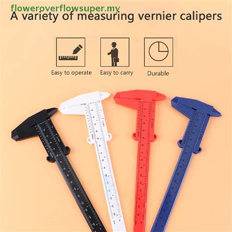 FSMY Mini Plastic Calipers DIY Tool Woodworking Metalworking Double