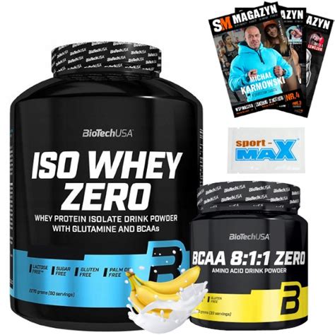 Biotech Iso Whey Zero G Izolat Wpi Bia Ko Masa Bia Ko Serwatkowe