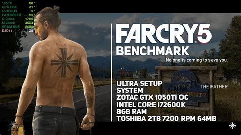 Far Cry 5 PC Ultra Benchmark On Gtx 1050 Ti HD 1080p YouTube