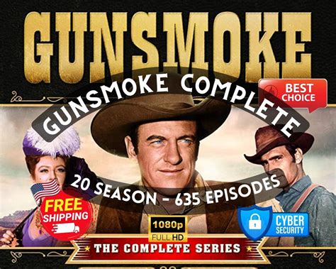 Gunsmoke Complete Tv Series Western Tv Series No ADS Etsy