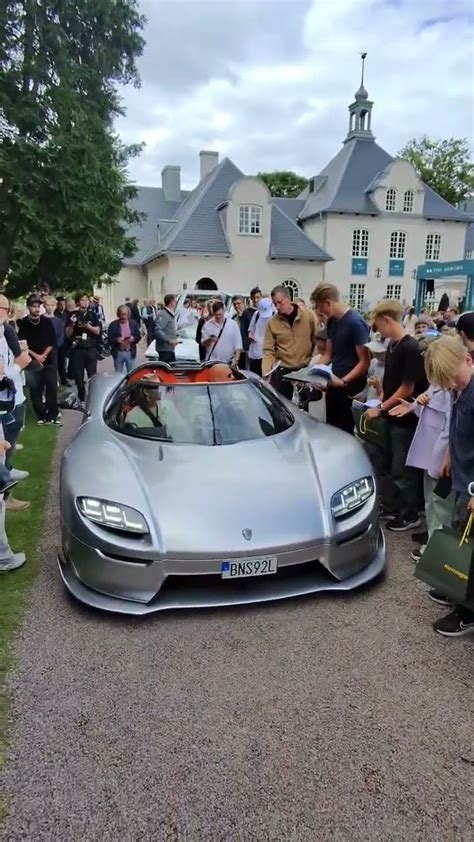 Koenigsegg CC850 andmired in Båstad Sweden during Aurora Concours