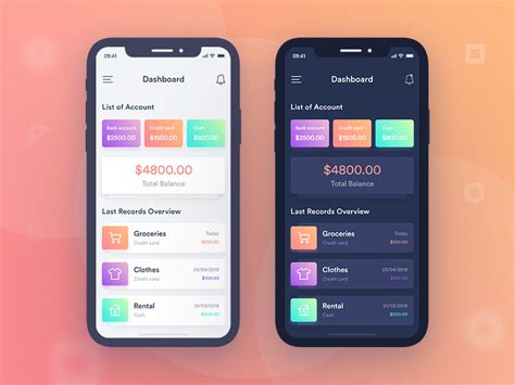 Finance Mobile App Ui Made With Adobe Xd Freebie Supply