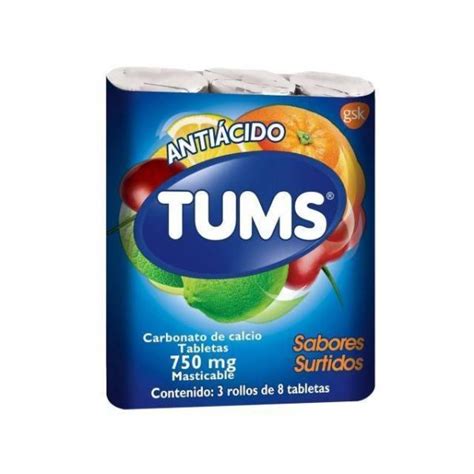 Tums Extra Surtido 3 Rollos Tab C8 Farmacias Gi Mejoramos Tu Salud