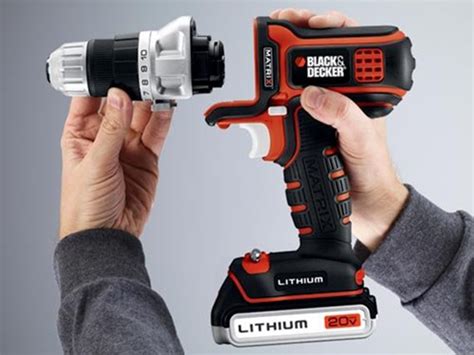 Black Decker Matrix Drill Impact Combo Kit 20V