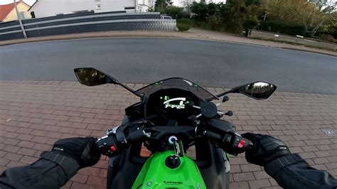 Fahrt Durch Gro Burgwedel Kawasaki Ninja Youtube