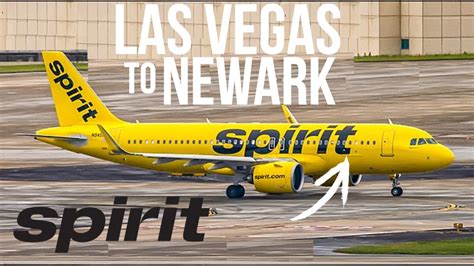 Spirit Airlines Las Vegas To Newark A320neo Big Front Seat YouTube