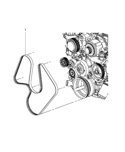 Belts Serpentine And V Belts 2014 Jeep Grand Cherokee