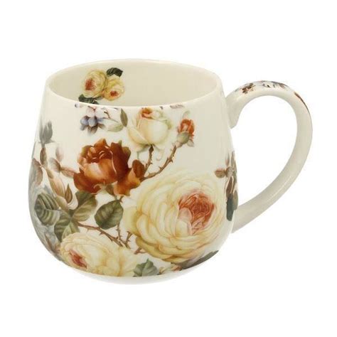 Kubek porcelanowy kwiaty Baryłka Zahra Duo Róże Romantic 430 ml DUO