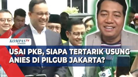 Analisis Pengamat Politik Soal Pertimbangan Pkb Mantab Usung Anies Di