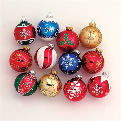 Club Pack Of 96 Multi Colored Decorative Glass Ball Christmas Ornaments