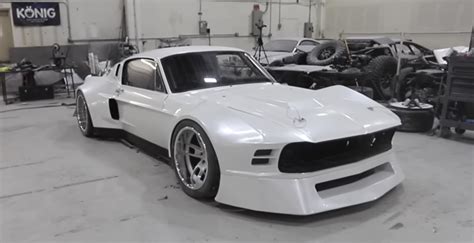 This Mid Engine Ford Mustang With A Crazy Body Kit Is A Sema