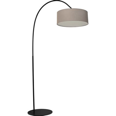 Booglamp Vloerlamp Arch Zwart Hoogte 183cm Breedte 88cm Inclusief Kap