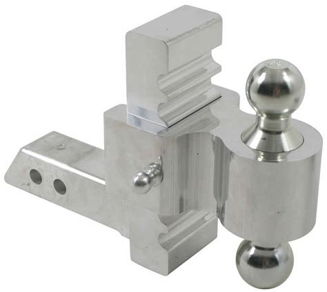 Rapid Hitch Adjustable Aluminum Ball Mount Kit Zinc Balls