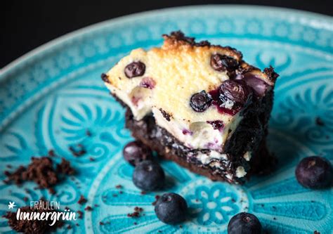 Küchensonntag Blueberry Cheesecake Brownie Fräulein Immergrün