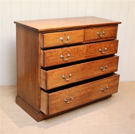 Solid Oak Chest Of Drawers As294a3659 Antiques Atlas